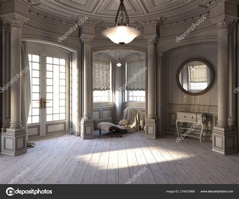 Fantasy Chateau Mansion Castle Interior Room Stock Photo by ©Ravven ...