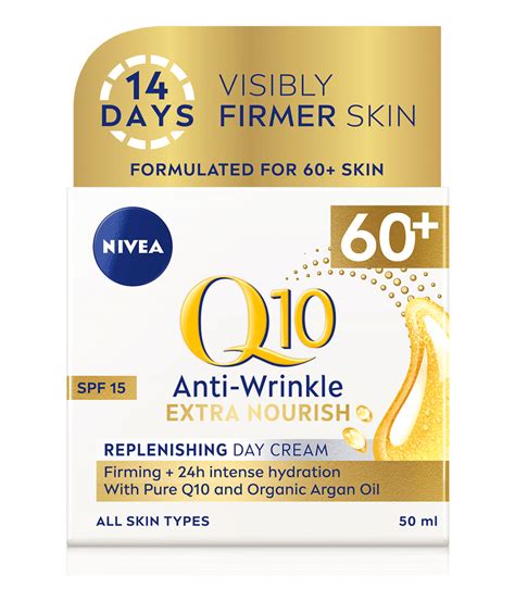 Q10 Replenishing Day Cream SPF15 for mature skin 50ml –NIVEA