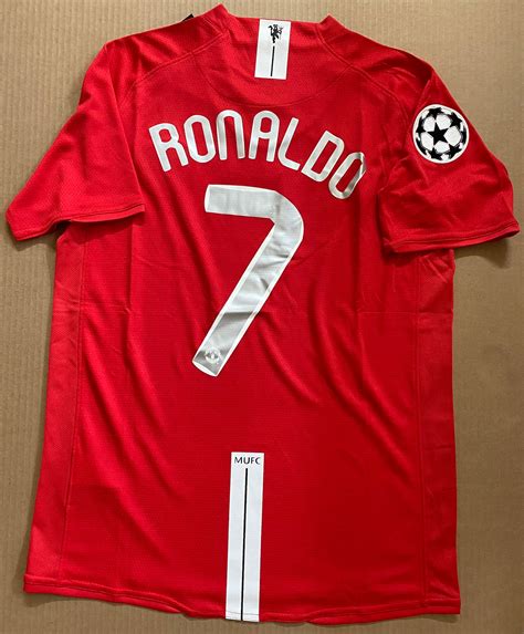 2008 Manchester United 7 Cristiano Ronaldo UCL Final Trikot | Etsy