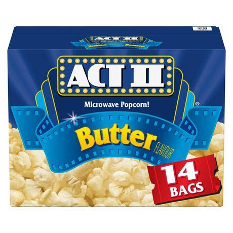 Act II 14s Gourmet Microwave Popcorn - Butter Flavour | Walmart Canada