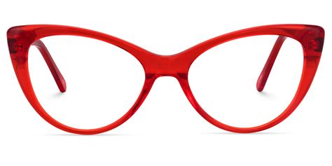 Red Cat Eye Eyeglasses – Lens Beyond