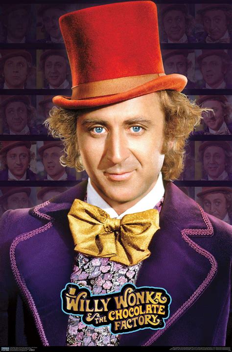 Willy Wonka and the Chocolate Factory - Willy Wonka Poster - Walmart ...