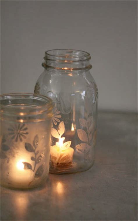 17 Amazing DIY Mason Jar Candle Holder Ideas