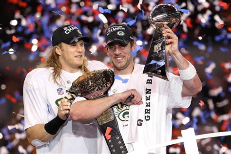 Clay Matthews and Aaron Rodgers - Super Bowl XLV - ESPN