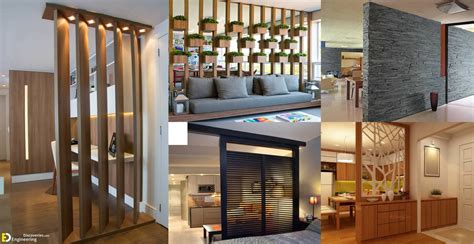 40 Beautiful Partition Wall Ideas - Engineering Discoveries