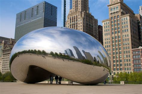 The Silver Bean | The Silver Bean (Cloud Gate) in Chicago, I ...