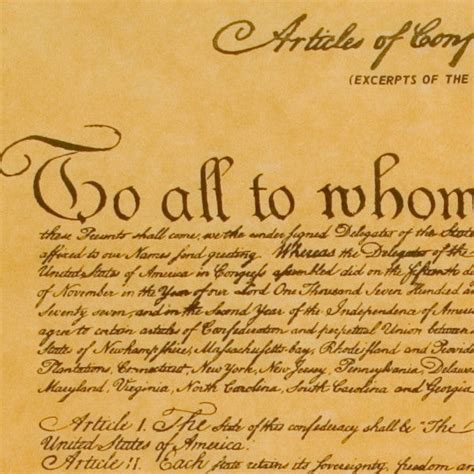 Articles of Confederation of the United States - 1778 – store.ushistory.org