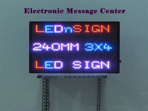 Programmable led sign