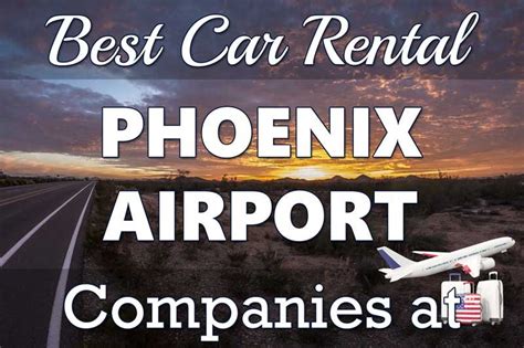 Car Rental Companies at Phoenix Airport in 2024