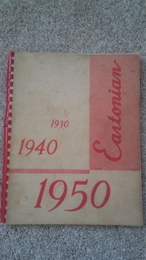 1950 East High School Buffalo, NY 'Eastonian' Yearbook Buffalo, New ...