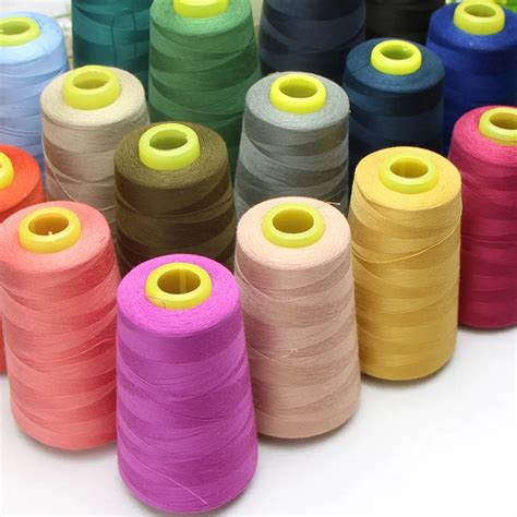 Aliexpress.com : Buy 2700m 40S/2 Long 50 Colors Polyester Sewing Thread ...