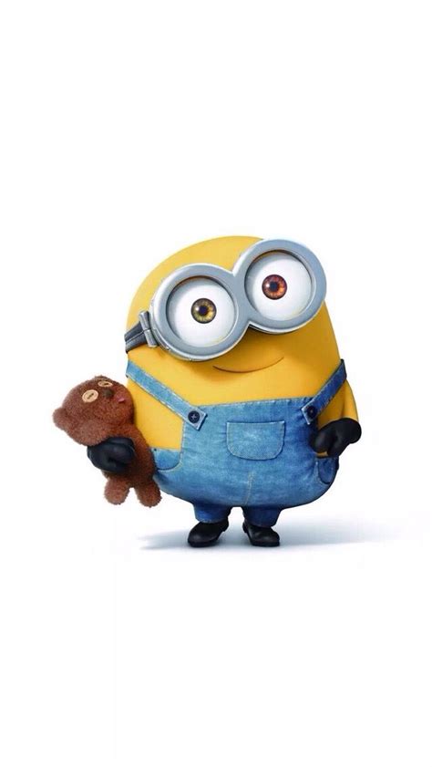 Bob with his teddybear so cute minions | Minions images, Minions ...