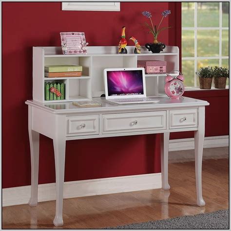 Small White Student Desk With Hutch - Desk : Home Design Ideas # ...