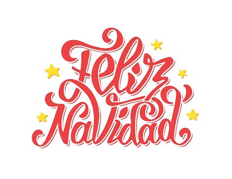 Premium Vector | Feliz navidad lettering. merry christmas greetings