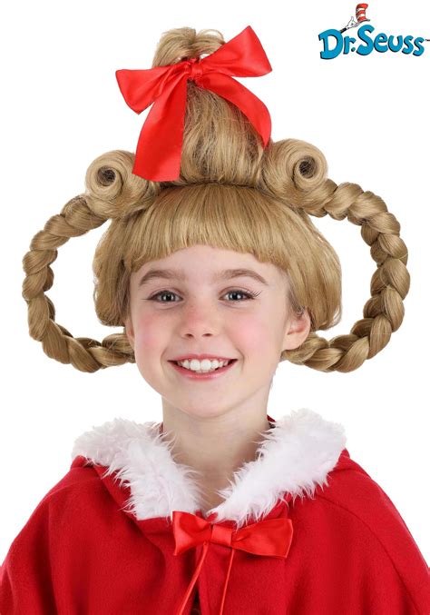 Kid's Deluxe Dr. Seuss Cindy Lou Who Wig | How the Grinch Stole ...