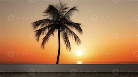 Palm tree s silhouette during sunset 27381041 Stock Photo at Vecteezy