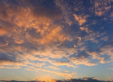 Premium Photo | Blue sky and clouds at sunset