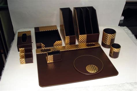 Luxury Leather Office Desk Set Manufacturer, Supplier & Exporter ...