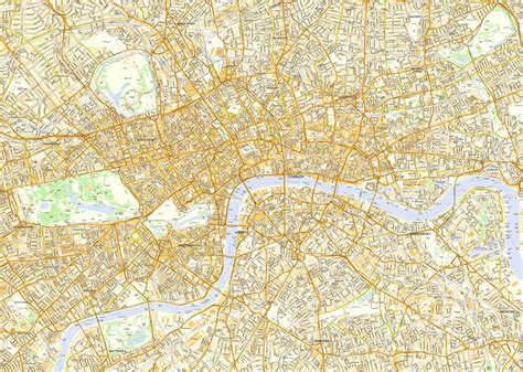 Map Poster - London Streetmap - Ordnance Survey from Love Maps On...