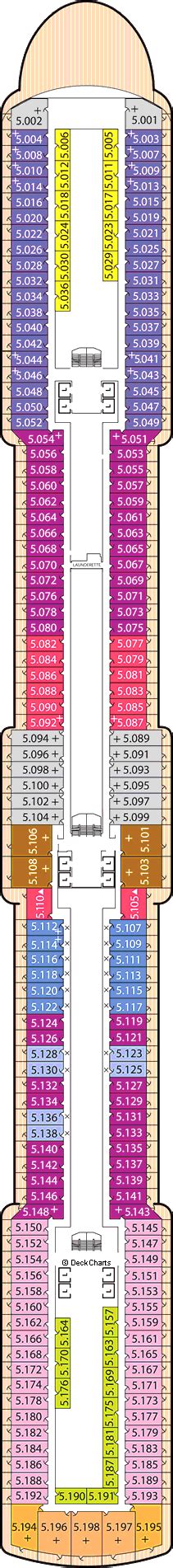 Cunard Queen Elizabeth Deck Plans: Ship Layout, Staterooms & Map ...