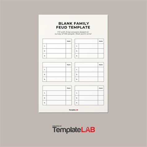 19 Great Family Feud Templates (PowerPoint, PDF & Word) ᐅ TemplateLab