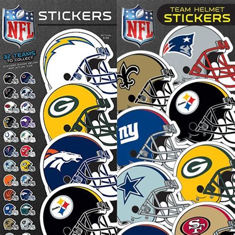 NFL Team Helmet Stickers | Gumballs.com