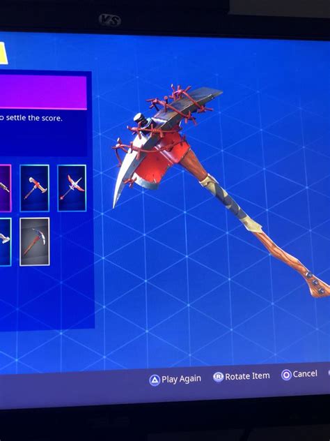 Renegade raider pickaxe name