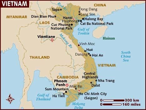 My Tho Vietnam Map | Cities And Towns Map