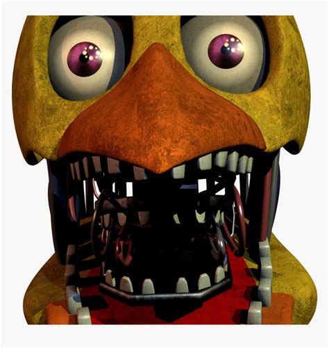 Fnaf 2 Withered Chica Jumpscare , Png Download - Fnaf 2 Withered Chica ...