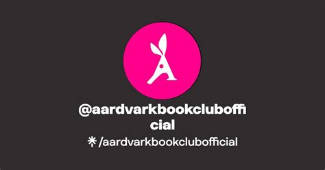 aardvarkbookclubofficial | Instagram, TikTok | Linktree