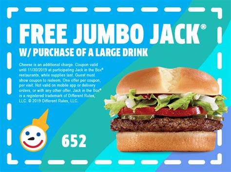 Jack Box Coupons Printable