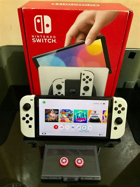 Nintendo switch Oled with games, Video Gaming, Video Game Consoles ...