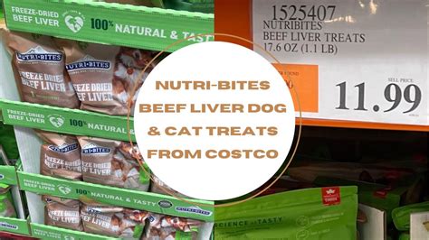 Nutri Bites Freeze Dried Beef Liver Treats for Dogs and Cats from ...