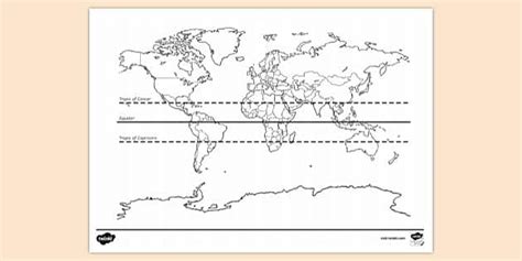 Equator Colouring Sheet | Colouring Sheets | Twinkl - Twinkl