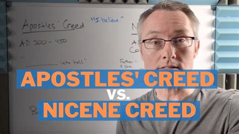 Apostles’ Creed vs. Nicene Creed - YouTube