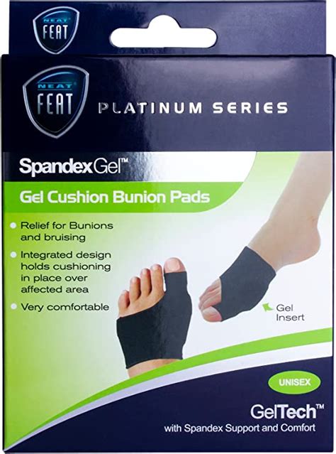 NEAT FEAT SPANDEX GEL CUSHION BUNION PADS M – Unique Pharmacy