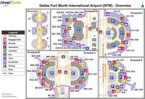 Dallas Fort Worth Airport Terminal Map - Terminal Map