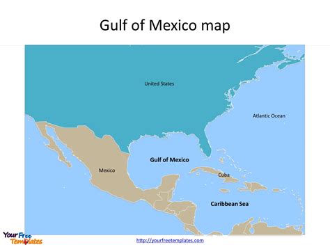 Gulf-of-Mexico-Map-1 - Free PowerPoint Template