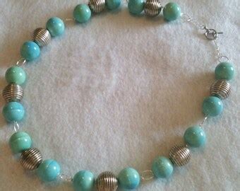 howlite necklace by KateejanesJewels on Etsy