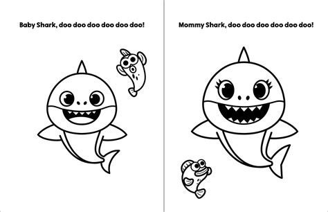 Baby shark coloring pages - purexoler