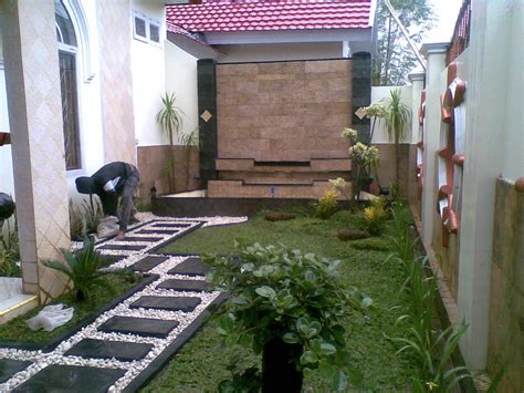 Desain Taman Minimalis Batu Alam Asri