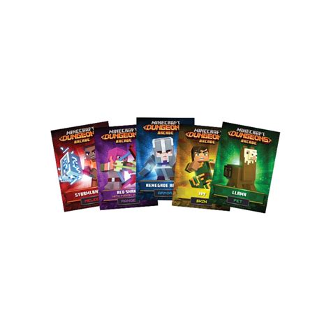 Minecraft Dungeons Arcade Collectible Cards