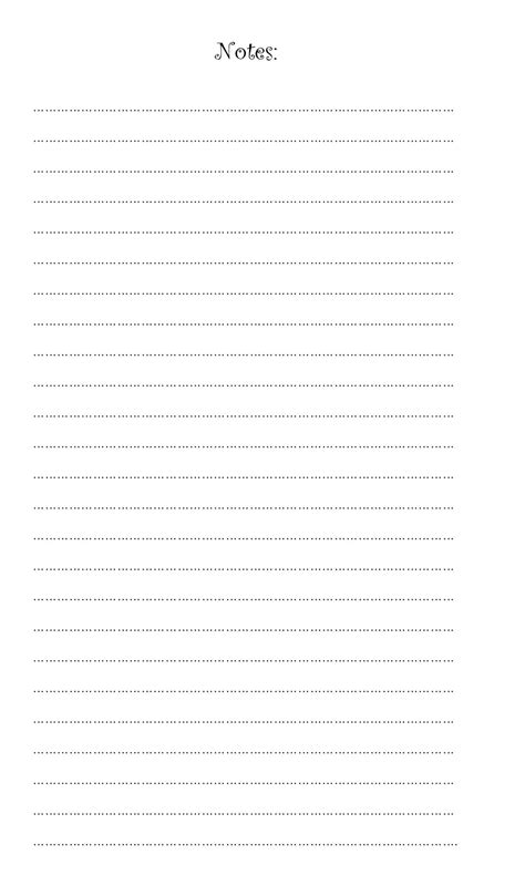 Lined Paper Pattern