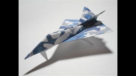 Origami ideas: Origami Fighter Jet How To