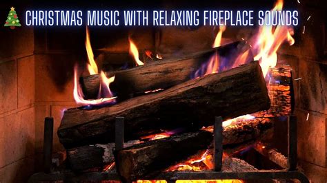 Christmas Music with Relaxing Fireplace Sounds ~ Holiday Music Playlist ...