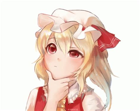 Touhou Flandre GIF - Touhou Flandre Thinking - Discover & Share GIFs