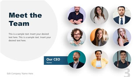 Creative Meet The Team PowerPoint Template - SlideModel