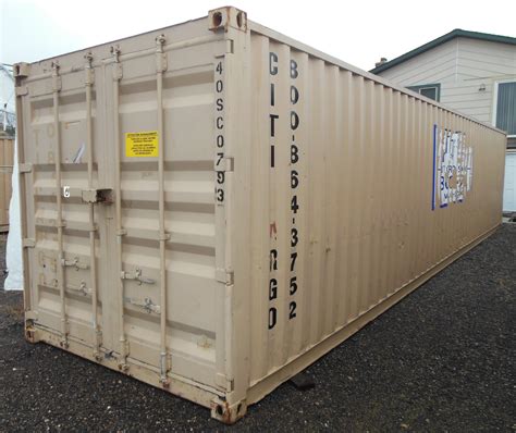 40' Steel Shipping Container / Storage Box / Sea Container | Five 40 Ft ...