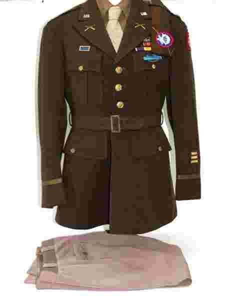 WWII 82ND AIRBORNE OFFICERS DRESS UNIFORM