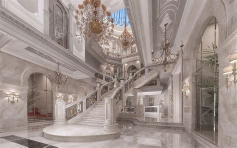 CLASSIC INTERIOR DESIGN IN KUWAIT CITY on Behance in 2022 | Luxury ...